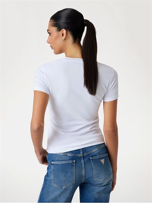 T-shirt logo strass GUESS | W5YI05J1314/G011